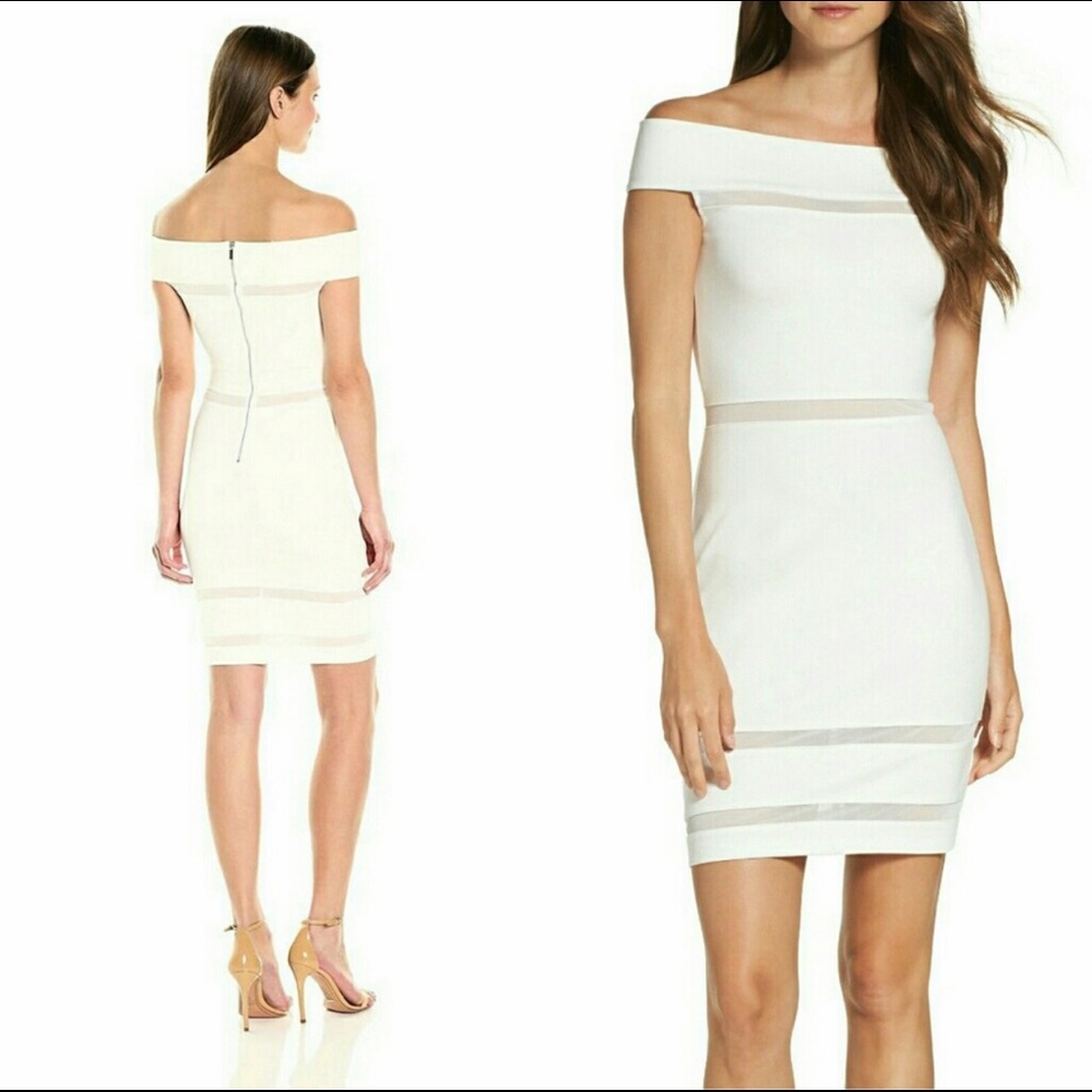 FRENCH CONNECTION  | NWT White Off-Sholder Dress